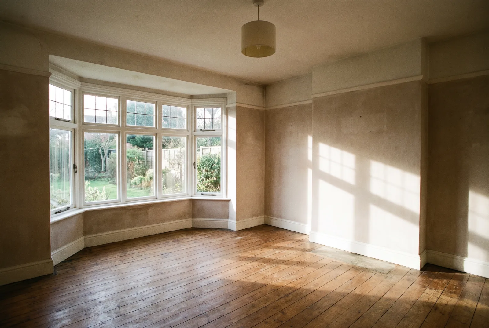 Cleared interior of a National property after a full cleanout